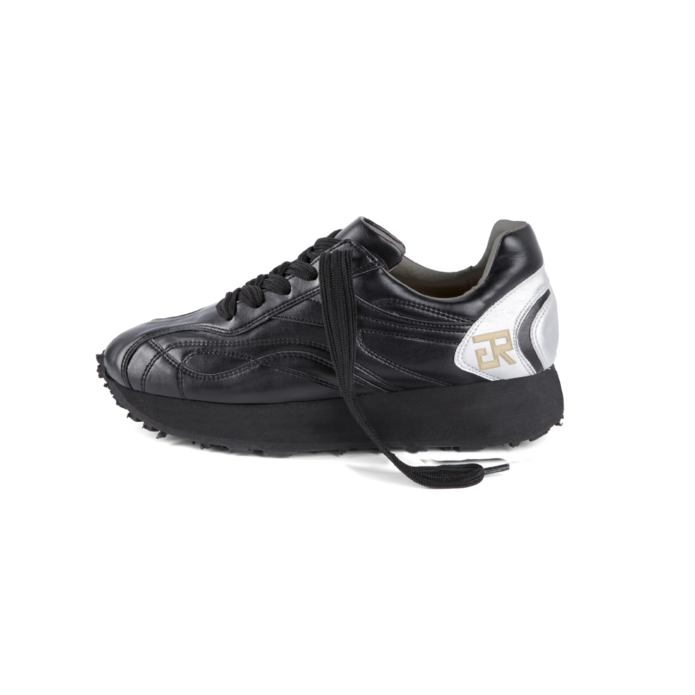 Greta Schnürer Schwarz-Silber