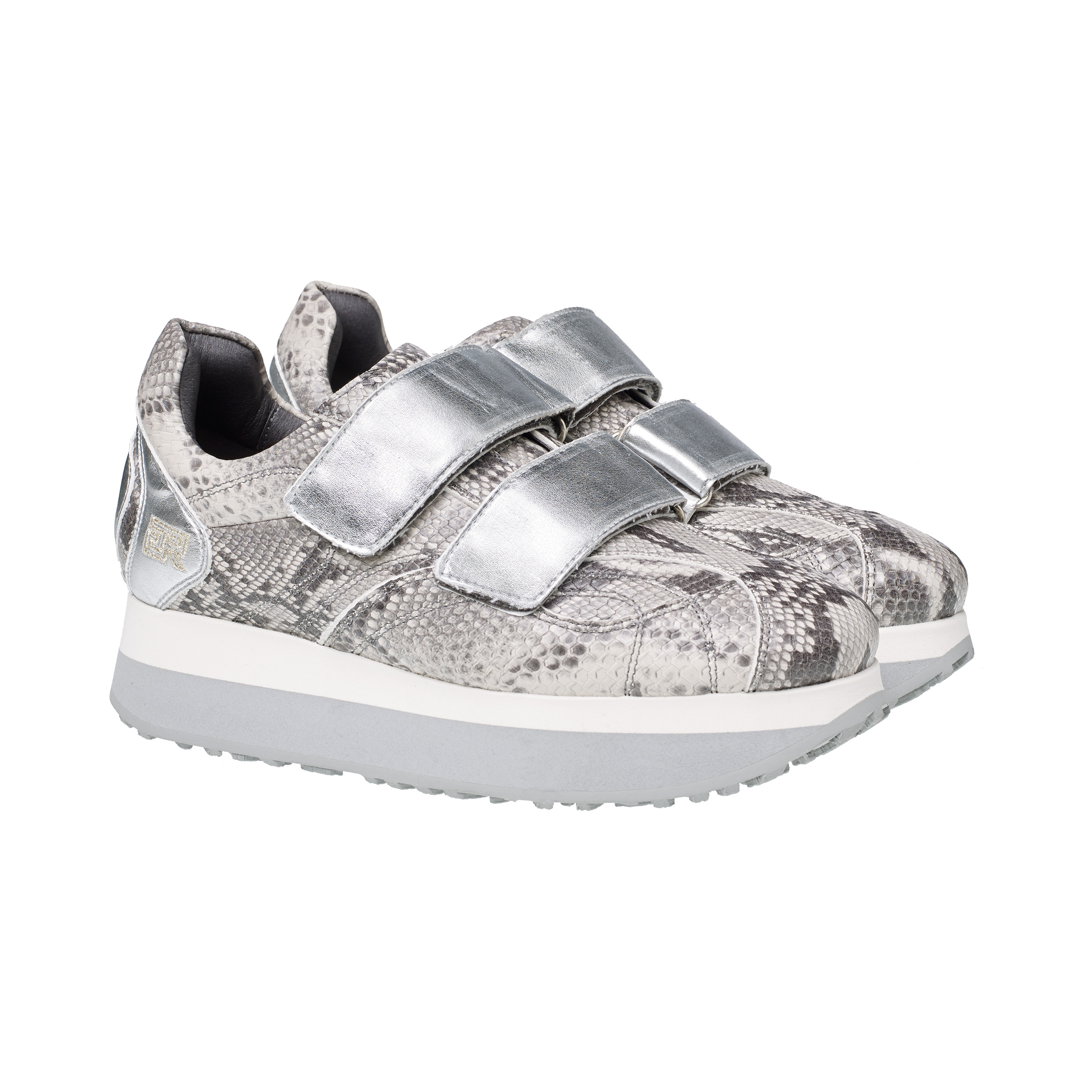 Greta Velcro Shakira Grey Silver