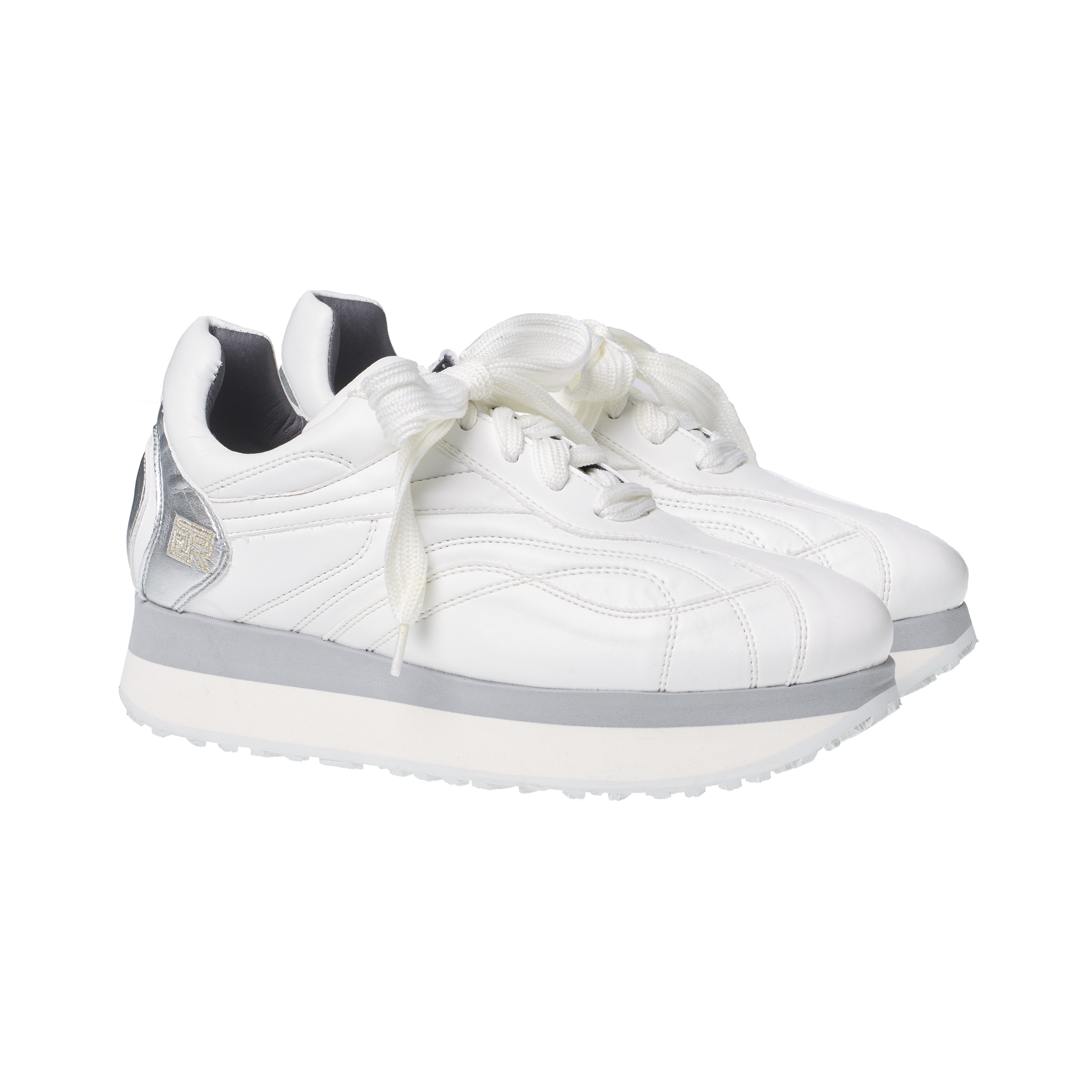 Greta Lacer White-Silver